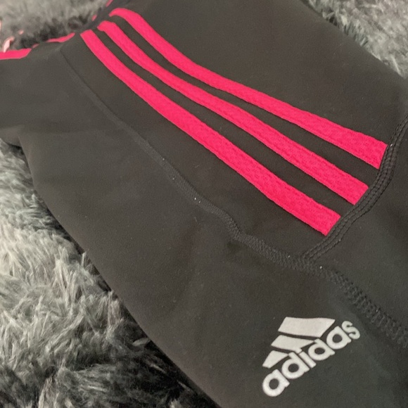 Adidas Response black and raspberry pink capris leggings - Picture 17 of 17